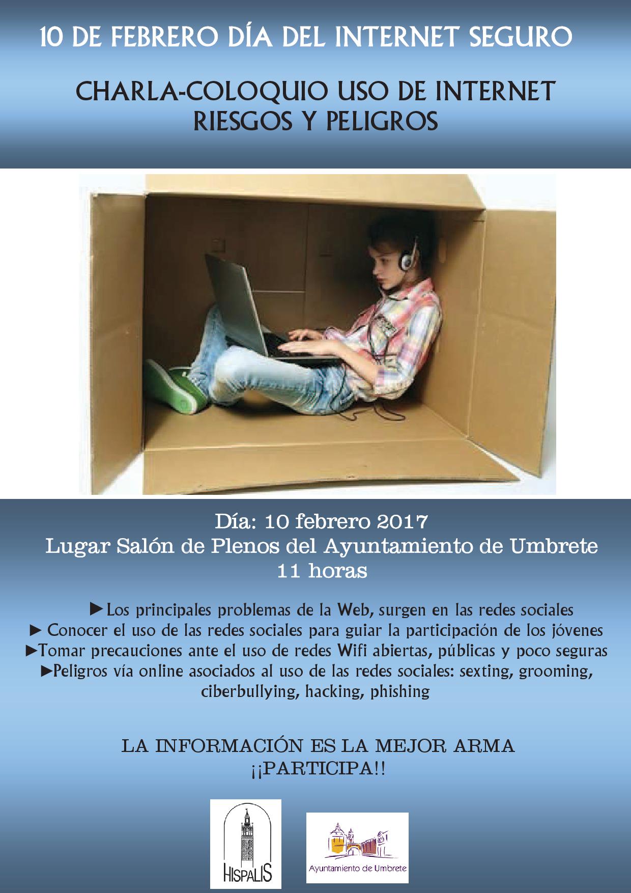 CHARLA-COLOQUIO EL USO DE INTERNET, RIESGOS Y