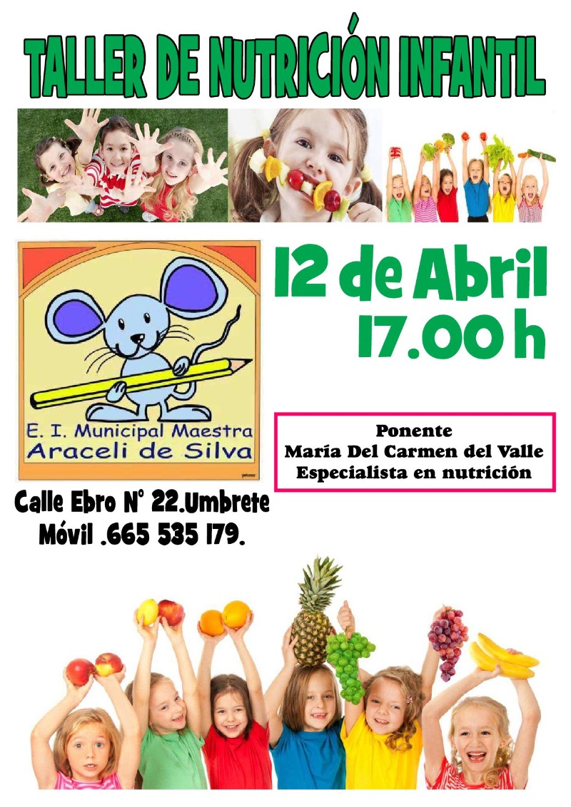 taller nutricion guarderia