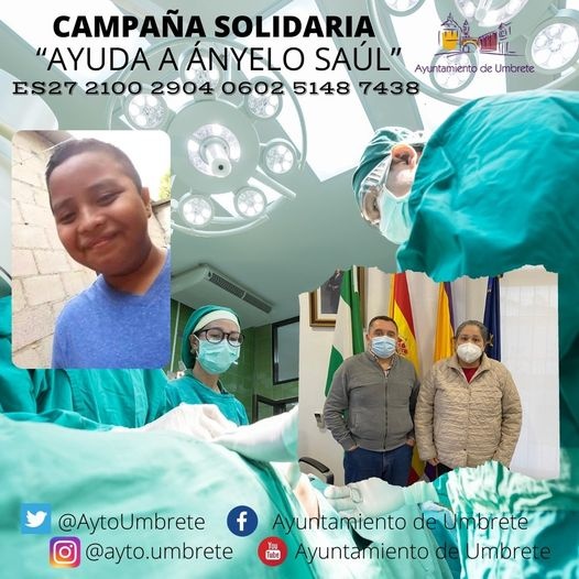 CAMPAÑA SOLIDARIA AYUDA A ÁNYELO SAÚL