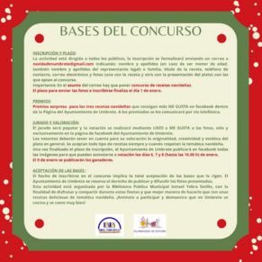 BASES CONCURSO RECETAS