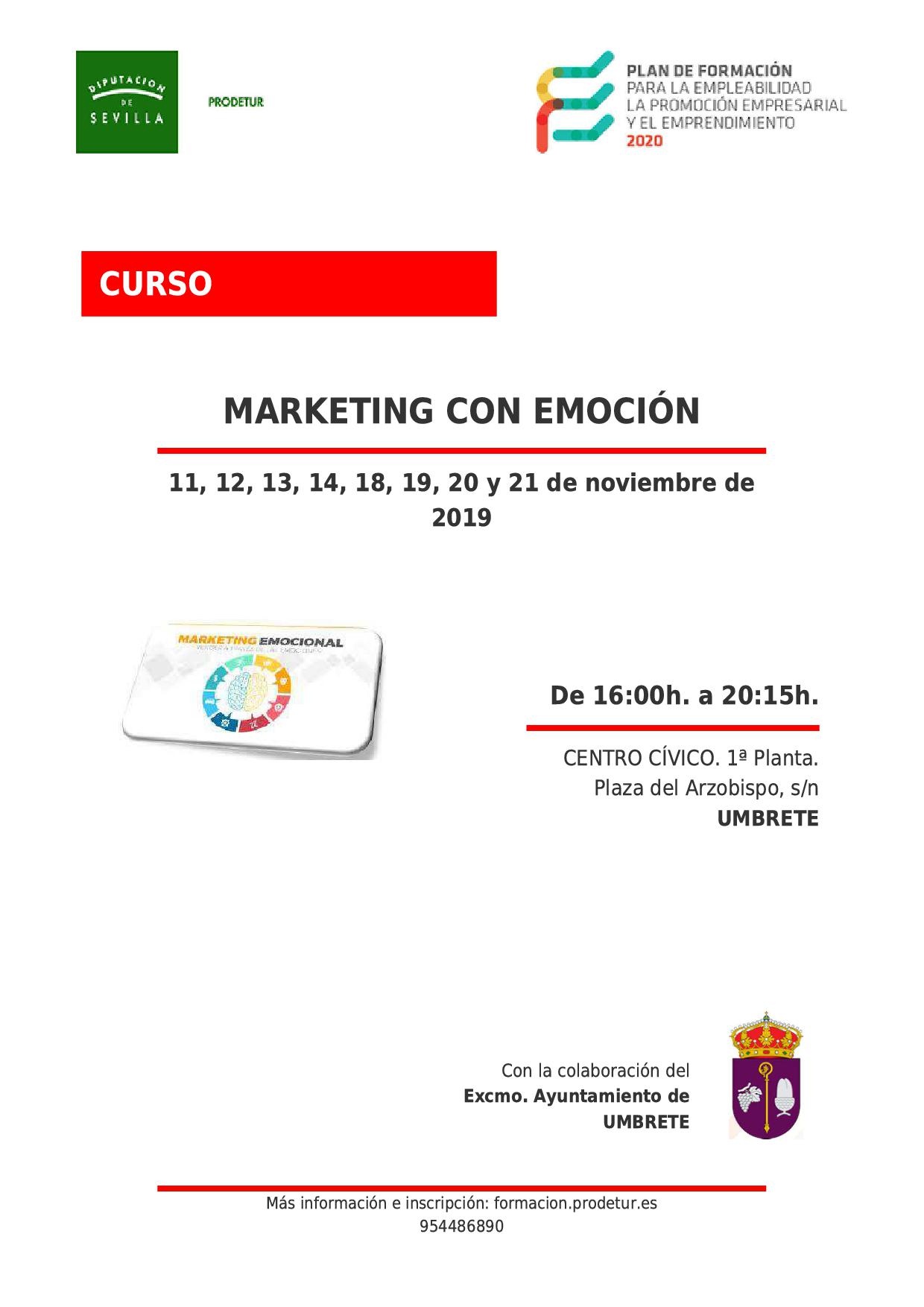 CARTEL CURSO MARKETING OCTUBRE 2019