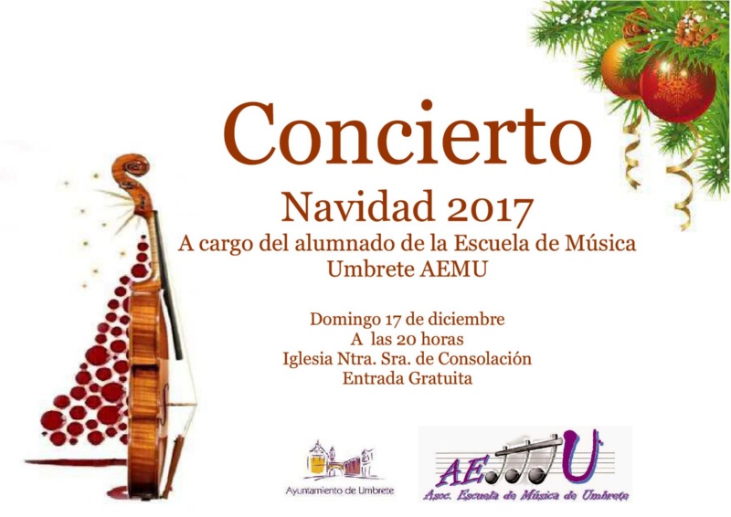 CARTEL CONCIERTO NAVIDAD