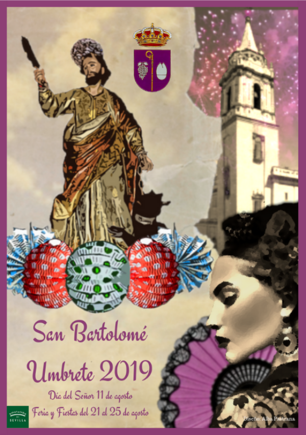 CARTEL Programa Feria y Fiestas 2019 Umbrete 1