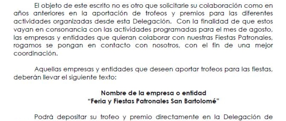 Carta donación trofeos 2019