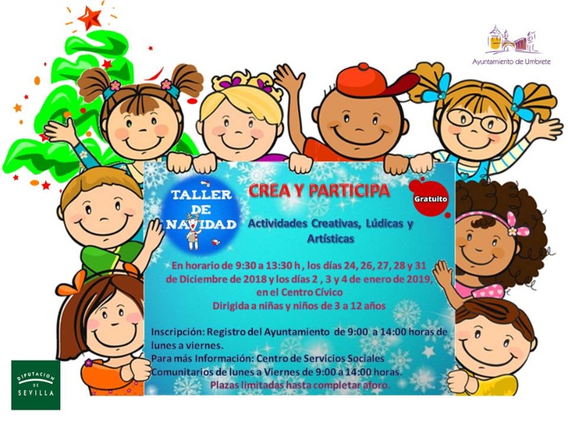 Taller Navidad 2018 Crea y Participa