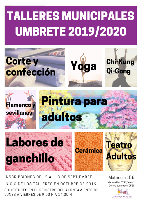 Talleres muncipales Umbrete 2019_2020