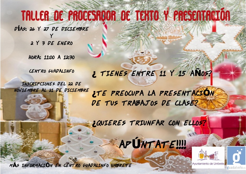Talleres navidad guadalinfo