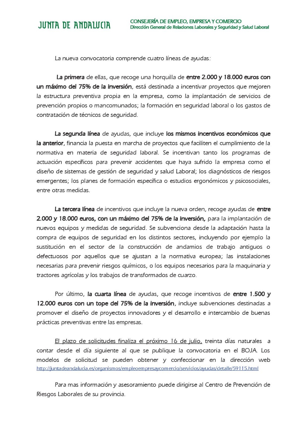 ayudas prl 2016-2
