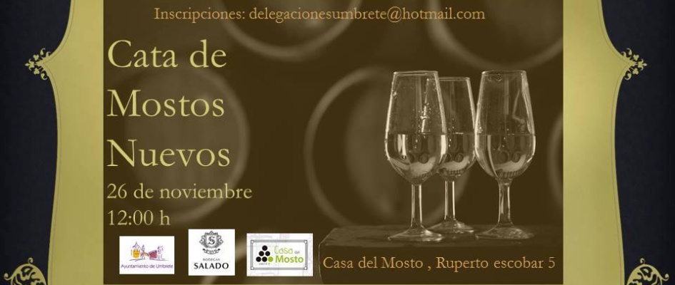 cartel cata de mosto