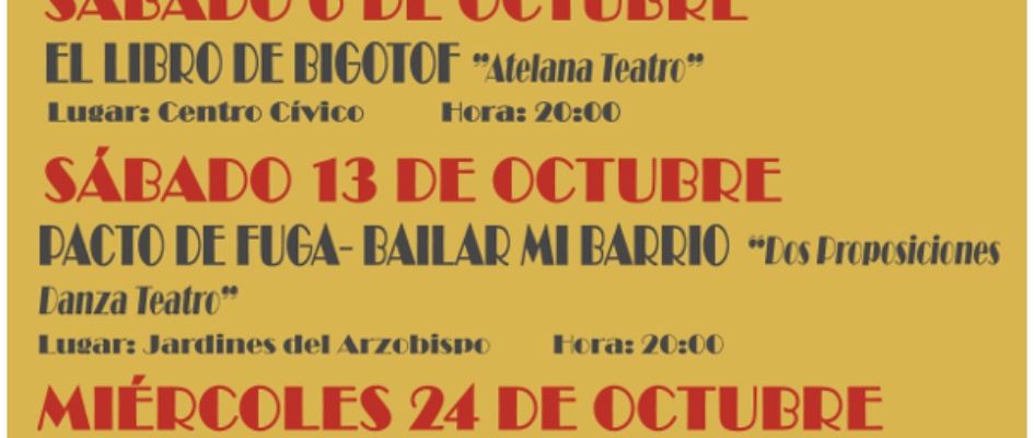 cartel otoño cultural 2018