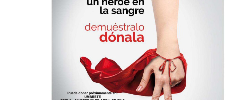 Cartel donación 30 abril de 2019
