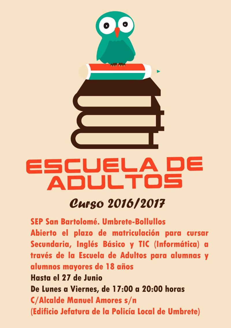 escuela adultos