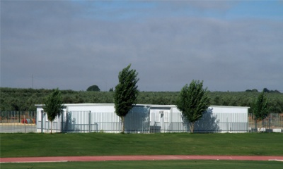 Foto del nuevo centro de educación infantil y primaria en su ubicación provisional