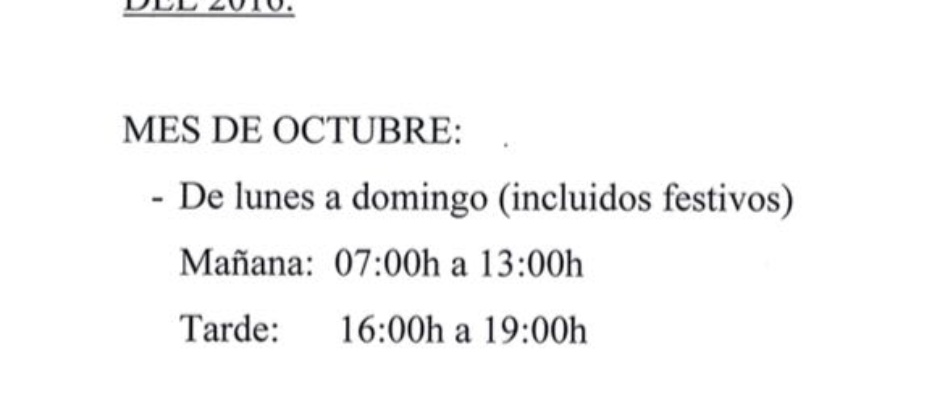 horario cementerio oct-nov 2016
