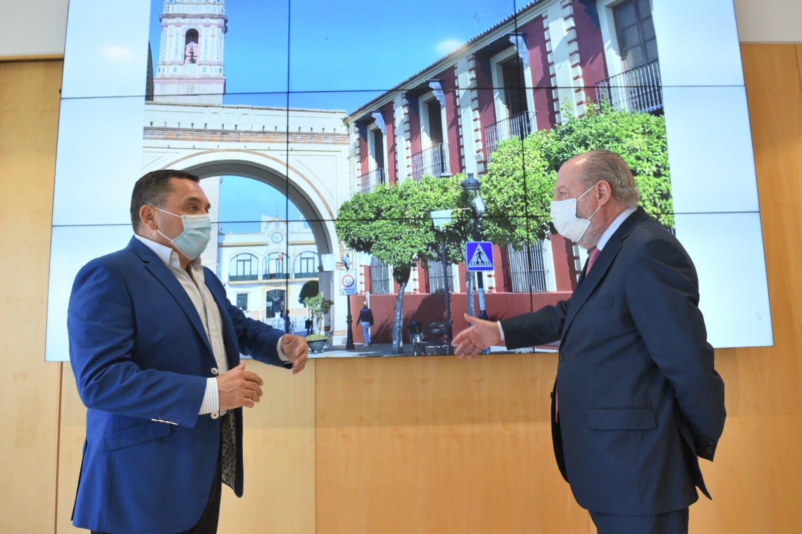 LA DIPUTACIÓN CEDE AL AYUNTAMIENTO DE UMBRETE LA TRAVESÍA DE LA CARRETERA SE-3308