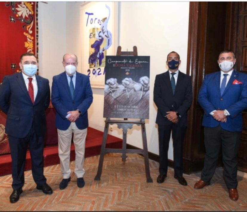 PRESENTACIÓN DEL CARTEL DEL CAMPEONATO DE ESPAÑA DE DOMA VAQUERA ABSOLUTO Y MENORES 2021