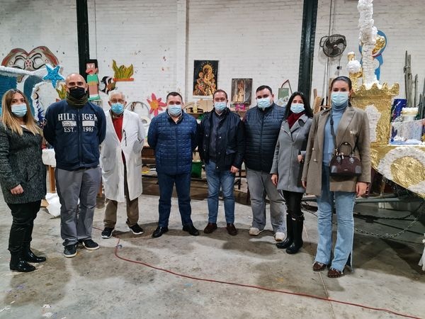 VISITA A LA ASOCIACIÓN CABALGATA DE REYES MAGOS