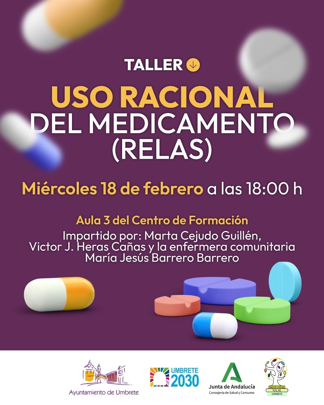 taller uso del medicamento